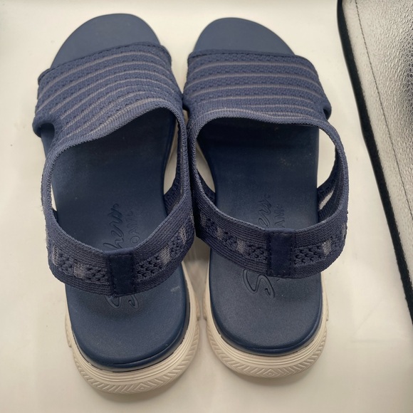 Skechers Yoga Foam Dual Lite Ride women’s navy Sandals mesh size 9 - Picture 6 of 9